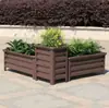 Envío Gratis Caja de Flores de Aleación de Aluminio Maceta para Balcón Exterior Maceta Rectangular para Plantar Canaleta para Flores Maceta para Plantas Verdes para Uso en Casa