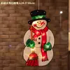 Lámpara de ventosa LED de Navidad lámpara colgante de ventana decoración de Navidad diseño de ambiente fábrica de decoración de lámparas de Navidad al por mayor