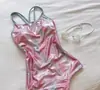 Traje de baño de una pieza para mujer, estilo niña linda, puro y seductor, ajustado, de secado rápido, para busto pequeño, con dos tirantes, adecuado para piscinas y estudiantes