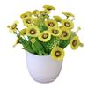 Decoração floral artificial buquê seco decoração de mesa de jantar em casa corredor sala de estar nova decoração de flores decoração de flores orquídea saltitante e crisântemo
