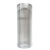 Ventas Directas de Fábrica Barril Largo Cilíndrico de PVC Transparente Barril de PVC con Tapa de Cielo y Tierra Personalización