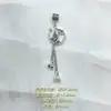 Accesorios DIY de Cristal Aleación Estilo Chino Retro Pulsera de Cordón Colgante de Cadena Cadena Colgante de Hoja Campana de la Mañana