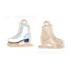 Mundo de Hielo y Nieve Pingüino Copo de Nieve Accesorios para Botas de Esquí Colgante de Aleación DIY Cadena para Teléfono Móvil Llavero Adorno