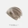 Gorro holgado para mujer para otoño e invierno, Gorro de maternidad a prueba de viento para posparto, Cubre-cabeza que hace que la cara se vea más pequeña, Gorro cálido