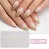 Fábrica Zhengxiang Personalizado Oem Gradiente Rosa Cebola Arco-Íris Película para Esmalte de Unha Adesivos de Nail Art 3D Europeus e Americanos Temu Adesivos de Unha Odm