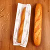 Bolsas Baguete Longas e Curtas Espessadas à Prova de Óleo com Logotipo Impresso Personalizado Sacos de Embalagem para Panificação Transfronteiriça com Janela Visível Sacos de Papel
