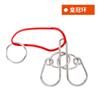 Juguetes de rompecabezas de nueve cadenas difíciles de desatar el anillo Lu Ban lock release Kong Ming lock desatar el anillo mecanismo de escritorio que quema el cerebro