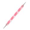 Bolígrafo de punta de flor para decoración de uñas, bolígrafo de punta de bola, herramienta para uñas, bolígrafo de punta de espiral simple, bolígrafo de punta de taladro, color de cabello al azar