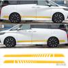 Adecuado para Faldón Lateral Toyota Alpha Tirar Flor Calcomanía para Coche Alphard Modificación de Personalidad del Coche Calcomanía Decorativa para Arañazos