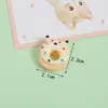 Acessórios Divertidos com Tema de Comida em Resina, Acessórios Decorativos Brilhantes de Rosquinha para DIY, Ímãs de Geladeira, Acessórios de Cola de Confeiteiro para Capa de Celular