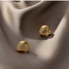 Brincos Ni Ni Same Femininos 2024 Nova Moda Elegantes Simples Pino de Prata S925 Brincos de Nicho