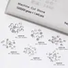 Decoraciones para Uñas 1440 Piezas Imitación Corte Huazi Rhinestones Transparentes de Fondo Plano de Alta Calidad Rhinestones Checos Austriacos Super Brillantes Accesorios para Uñas