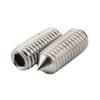 Juego de Tornillos Prisioneros de Acero Inoxidable 316 con Punta Cónica Din914 Cabeza Hexagonal M3-M12