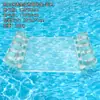 Fornecimento Exclusivo Transfronteiriço de Colchão Inflável Flutuante de Malha Rosa Lantejoula Estilo Ins, Pvc Espessado para Piscina de Praia Adulto Lazer Boia Aquática