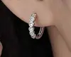 Brincos Femininos Transfronteiriços Material de Cobre Brincos Coração Arco-Íris Tachos de Orelha Costura de Diamante Brilhante Design de Nicho Amor Atacado