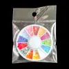 12 Grades Disco Nail Art Joias Lantejoulas em Formato de Coração Coloridas Planas Base 3mm Coração Pêssego Sólido Decorações Brilhantes para Unhas