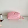 Bolsa Portátil Feminina para Armazenamento de Cosméticos Viagem de Negócios Viagem Capacidade Extra Grande Necessaire Separação Úmido e Seco Camada Dupla Bolsa de Maquiagem