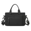 Bolsa Tote de Nylon Lisa Transfronteiriça Casual, Nova Bolsa de Tecido para o Dia a Dia de Grande Capacidade, Bolsa de Ombro Transversal Simples e Leve