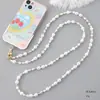 Joyería Zhuzui Nueva Cadena Cruzada de Perlas ABS Hecha a Mano con Cuentas Cadena para Teléfono Móvil Correa para Teléfono Móvil Cadena de Bolso de Hombro
