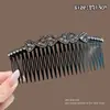 Peine de Peinar High-End Estilo Coreano Corona de Calavera Alta Clip Lateral Dulce Fresco Moda High-End Clip Antideslizante para Flequillo Accesorios para el Cabello