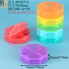 Caja de plástico transparente para accesorios de somier, caja de almacenamiento para piezas de baterías, caja de clasificación de herramientas