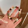 Pulseira de contas multi-tesouro de sândalo feminina nova pulseira estilo chinês estilo étnico pulseira de contas com seis palavras provérbio pulseira de rosário estilo antigo