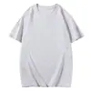 Camiseta 10% algodão CVC, unissex, modelagem solta, manga curta, camiseta básica, camiseta, impressão de logo personalizada, cor sólida, camiseta de publicidade cultural