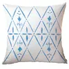 Funda de almohada geométrica de verano de limón para Amazon transfronterizo, tela para el hogar, funda de cojín para sofá, venta directa de fábrica