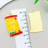 Estilo Chino Panda Zongzi Bolsas para el Festival del Bote del Dragón Llavero DIY Colgante de Aleación Coreana Pendientes Colgantes Accesorios de Joyería