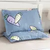 Juego de almohadas, almohada individual con funda, extraíble y lavable, apto para estudiantes y adultos, núcleo de almohada protector del cuello, se vende en pares