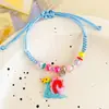 Pulseira Kuromi Infantil Sanrio Meninas Doce Fofa Desenho Animado Feita à Mão Corda de Mão Pequeno Presente Acessórios Delicados