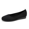 Zapatos casuales nuevos de otoño, zapatos de mujer de comercio exterior, tallas grandes, planos, de color sólido, con superficie de malla transpirable, zapatos de exterior de Europa y Estados Unidos.