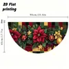 Nueva decoración colgante de bandera de medio círculo navideña transfronteriza para ambiente fotográfico, tela de fondo de pancarta de muñeco de nieve navideño