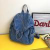 Mochila jeans, bolsa multifuncional, design original, antigo, harajuku, retrô, multifuncional, mochila leve, bolsa de ombro transversal