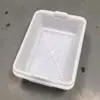 Cesta de Almacenamiento Comercial Grande para Hoteles, Cesta Espesa de Almacenamiento de Alimentos, Colador Cuadrado de Plástico para Cocina, Cesta de Almacenamiento con Drenaje