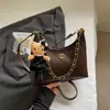 Bolso de Hombro Retro de Cadena de Gama Alta 2025 Otoño e Invierno Nuevo Estilo Moda Femenina Tendencia Bolso de Hombro Cruzado
