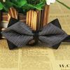 Novo em estoque gravata borboleta masculina multicolorida de poliéster para casamento casual de negócios Shengzhou fabricantes atacado de longo prazo