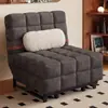 Sofá cama nuevo modelo, doble propósito, reclinable y para sentarse, adecuado para apartamentos pequeños, color crema, estilo vintage, ideal para siestas, viviendas de alquiler, gama alta, plegable, multifuncional