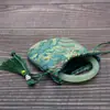 Paquetes de Joyería al por Mayor del Fabricante Bolsas de Almacenamiento para Regalos Borla Bolsa con Cordón Vintage Bolsa Pequeña de Tela para Manualidades Empaquetado con Cordón