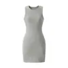 26187-Vestido Sexy Redondo de Estilo Europeo y Americano que Resalta la Figura 2026 Nuevo Vestido sin Mangas Adelgazante para Mujer de Primavera y Verano