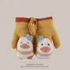 Guantes Pequeños para Niños, Guantes de Medio Dedo para Bebés, Niñas y Niños, Engrosados de Invierno, Cálidos, Cortavientos, Guantes de Cinco Dedos para Bebés de un Año
