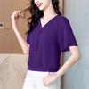 Camisa de Gasa Simple de Moda para Viajeros de Verano 2025 Nuevo Estilo Elegante Vestido para Madre Extranjero Elegante Delgado Delgado Top