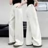 Ropa infantil pantalones de niña otoño 2026 nuevo estilo pantalones de algodón para niña otoño pantalones rectos sueltos casuales para niños modernos