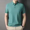 Verano 2023 nuevo estilo coreano manga corta en stock delgado casual polo cuello solapa color liso top una pieza entrega