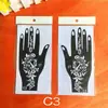 India Nepal Tatuaje de Henna Plantilla para Palma Pintado con Tinta Inyectada Plantilla Grande Hueca Diseño de Plantilla para Mano