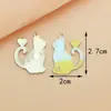 Fabricante de Acessórios para Joias DIY de Liga de Animal em Estoque, Joias DIY Feitas à Mão Estilo Cartoon, Acessórios para Joias DIY com Gotejamento de Óleo