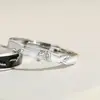 Anel de casal Fengchun Madeira Morta um par de anel de design criativo de alto nível estilo Mori para homens e mulheres ajustável