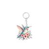 Llavero Acrílico Entusiasta de Loros Decoración de Llavero Regalo Listo para Stock Transfronterizo Llavero de Loro