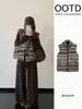 Colete de Lã Fair Isle Feminino Casual Esportivo Conjunto Completo 2026 Novidades Conjunto Meilade Roupas Femininas Outono
