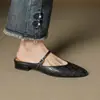 Mules Retro Calados Redondos de Tacón Bajo sin Cierre 2026 Verano Nuevo Moda Estilo Perezoso Pantuflas